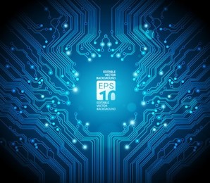 circuit board vector background