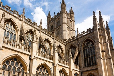 bath abbey somerset england uk
