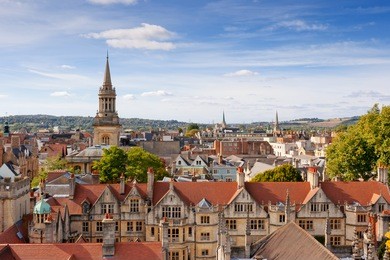 cityscape of oxford. england, europe