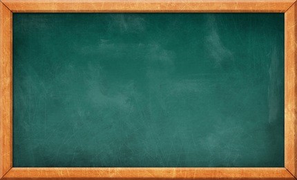 old blank blackboard