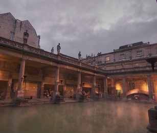 roman bath house in england