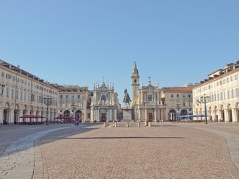 piazza san carlo in turin (torino) baroque architecture
