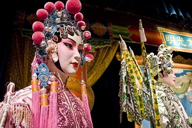 chinese opera dummy ,it is a toy,not real man