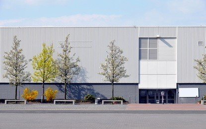 modern industrial building