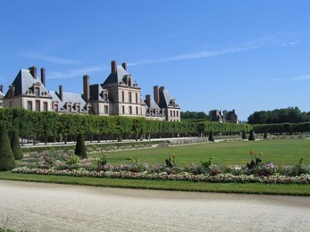 chateau de fontainebleau, residence of napoleon i, paris,  france