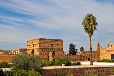 16th-century palais el badi (el badi palace) in marrakech