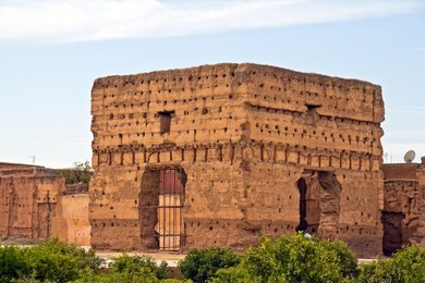 16th-century palais el badi (el badi palace) in marrakech