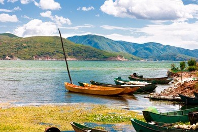 erhai lake. taken in the dali yunnan china
