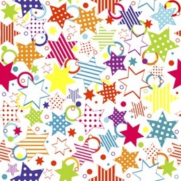 background with stars and circles