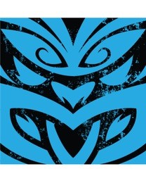 new zealand tiki mask illustration