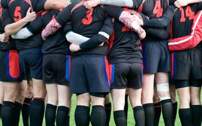 brotherhood on group at rugby sport