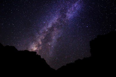 milky way galaxy, amazing stars in night sky