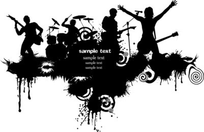 abstract music background for music event design. vector illustration;