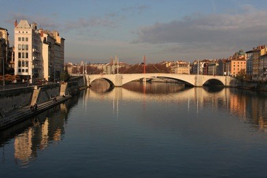 saone river in lyon