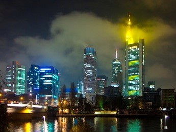 frankfurt am main by night