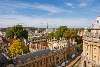 cityscape of oxford. england, europe