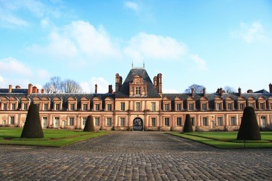 palace of fontainebleau, one of the largest royal chateaux and a unesco world heritage in france