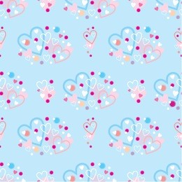 seamless hearts pattern. vector