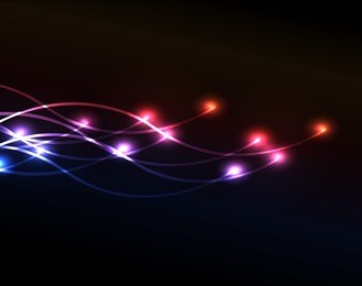 optical or optic fiber background with a lot of lights for your creative work and design. fibre stream.