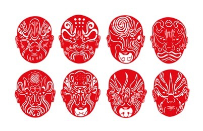 peking opera masks