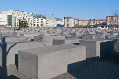 the denkmal fur die juden ermordeten europe (memorial to the murdered jews of europe), also known as holocaust-memorial mahnmal at berlin, germany
