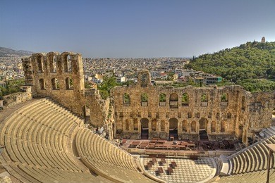 odeon of herodes atticus  athens,greece