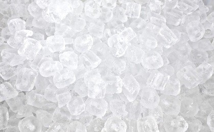 background with many ice cubes