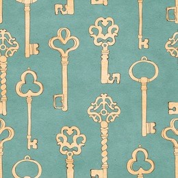 beautiful retro seamless background with keys pattern