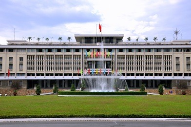 reunification palace in ho chi minh, vietnam