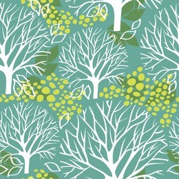 tree seamless pattern