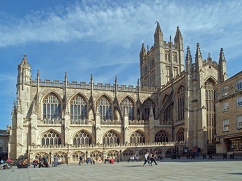 bath abbey, somerset, england