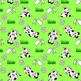 seamless cow background