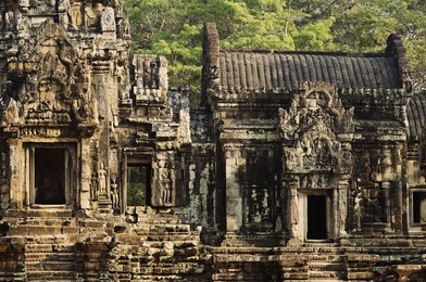 chau say tevoda door way (angkor, cambodia)