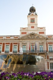 plaza puerta del sol, madrid, spain.