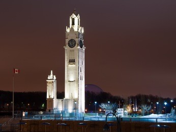 the great big ben of old montreal ( night scene ) #2
