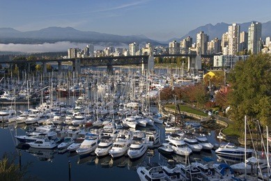 vancouver and granville island's bc marina