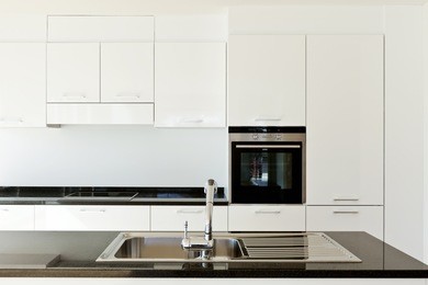 beautiful new  apartment, interior, kitchen