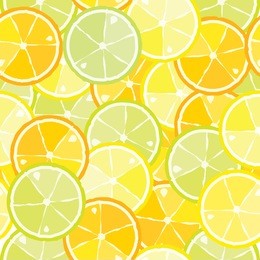 seamless pattern of citrus