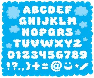cloud-shaped puffy text font