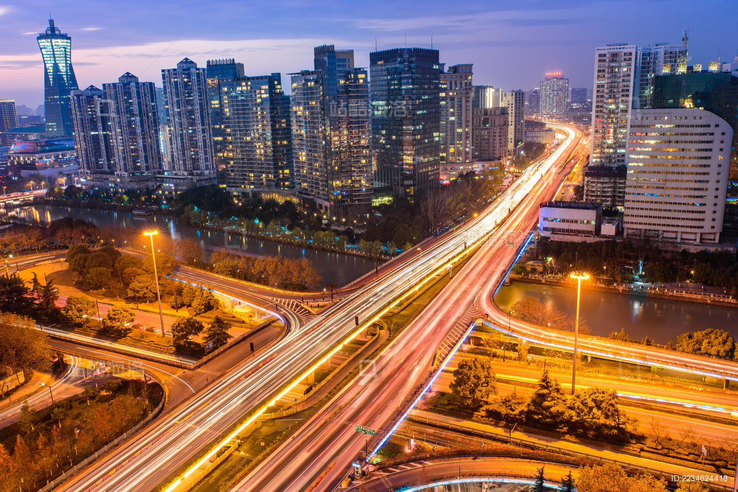 杭州城市夜景