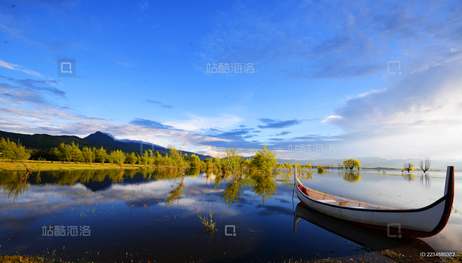 云南丽江拉市海风景