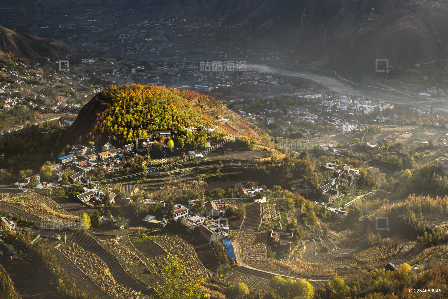 四川省金川县沙耳乡神仙包自然风光