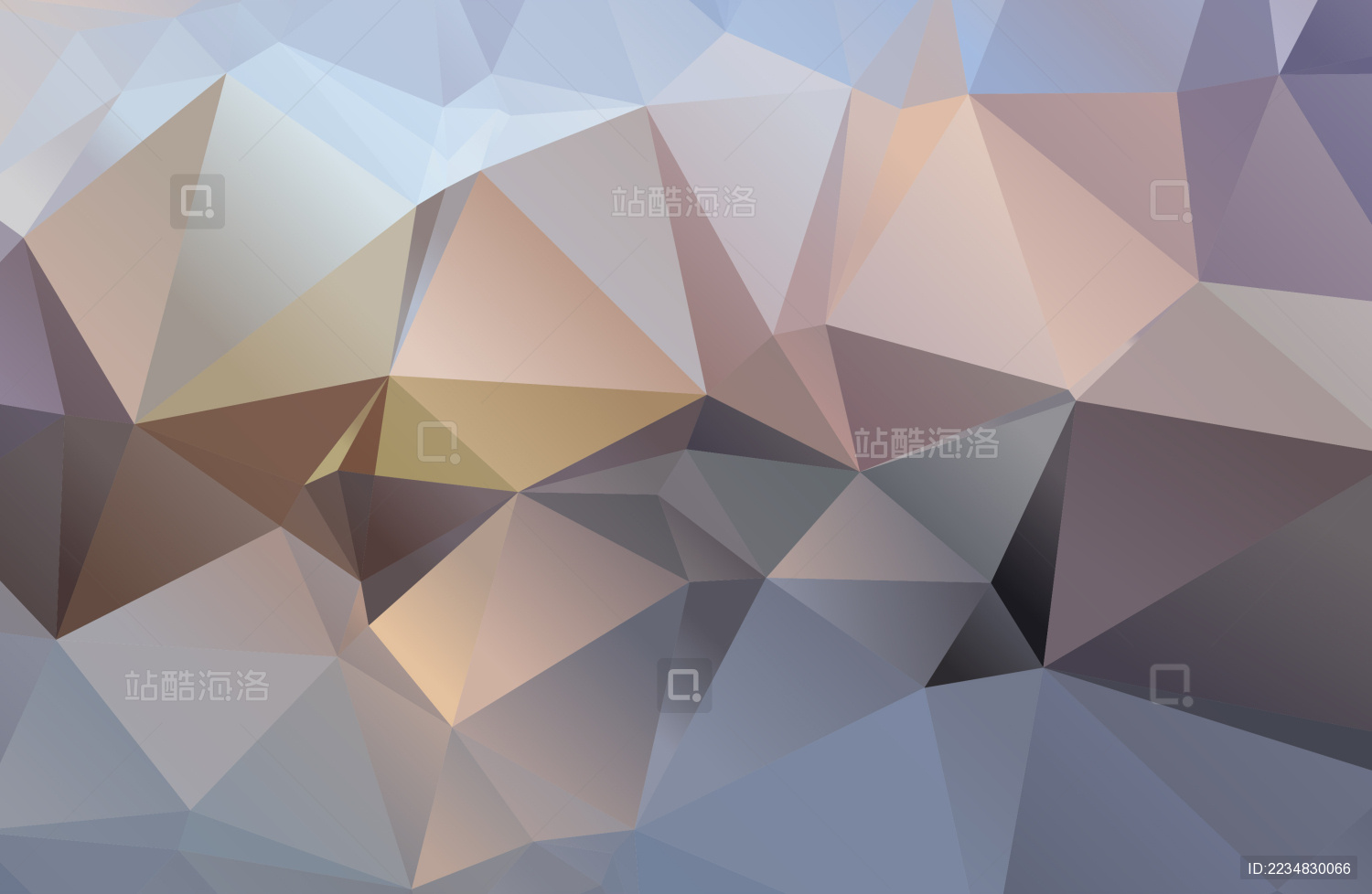 几何晶体抽象背景