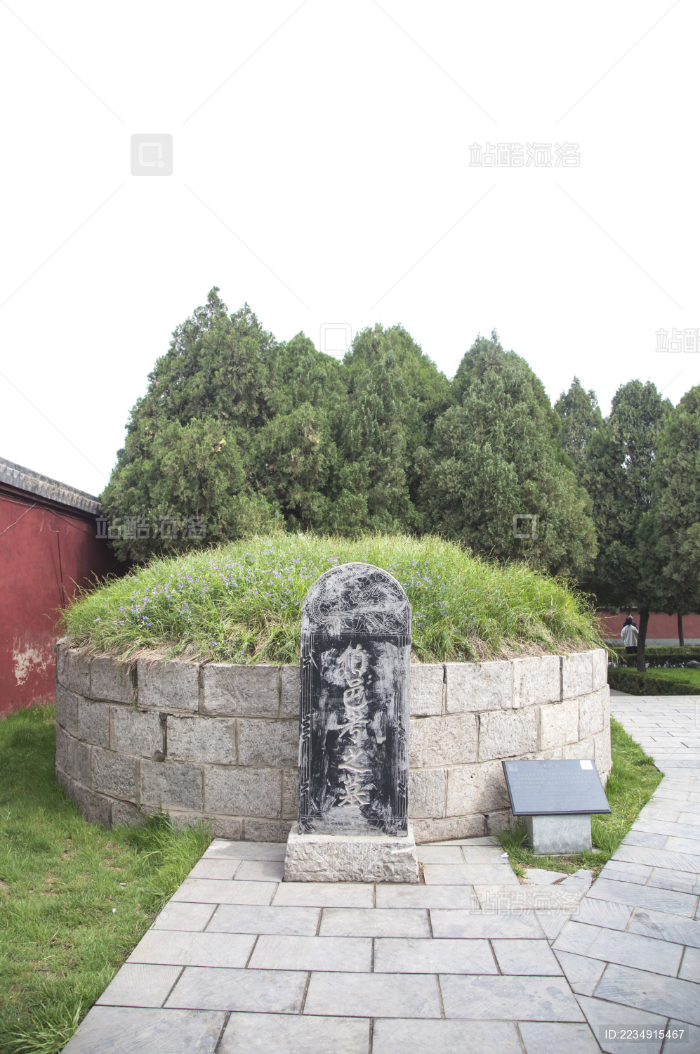河南省中国亚洲安阳市羑里城伯邑考之墓