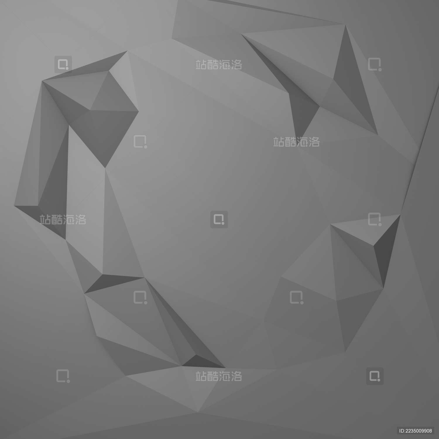 3D抽象的低多边形的背景