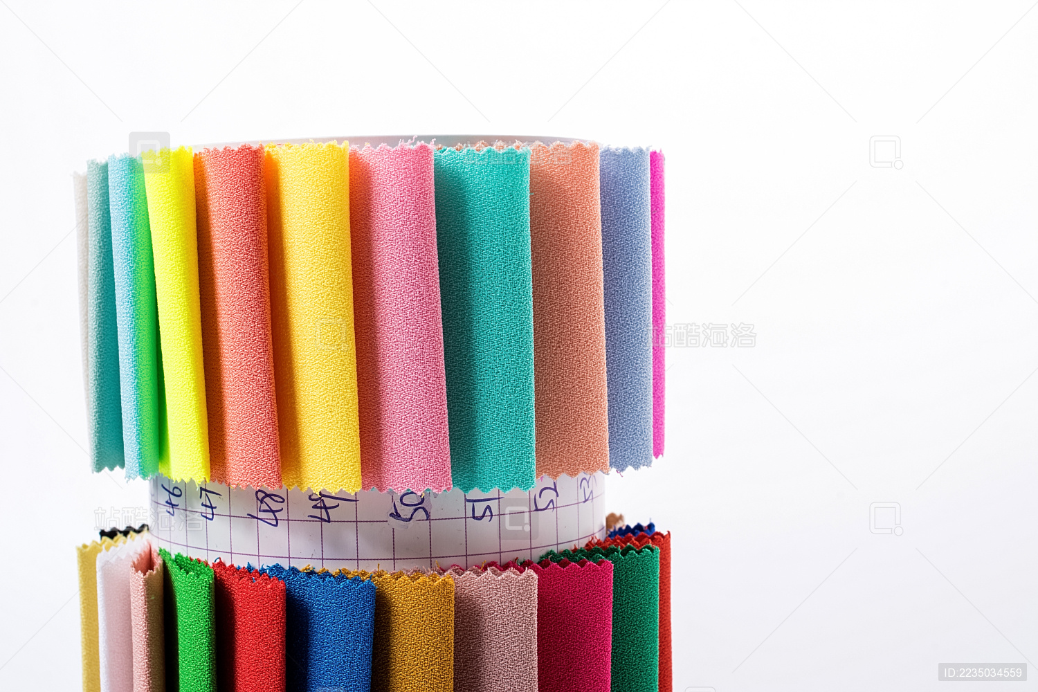 面料色卡/梭织面料背景素材