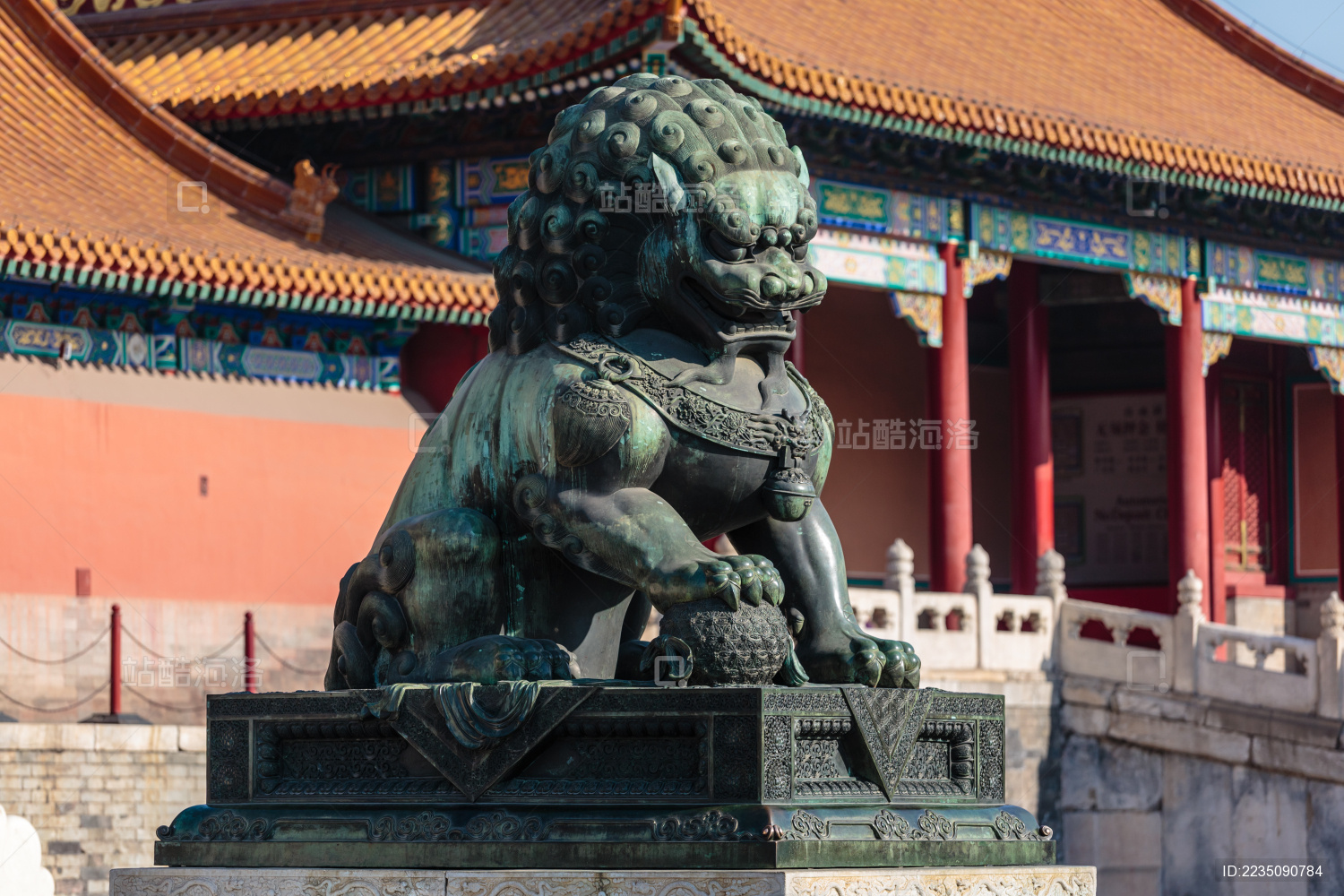故宫博物院铜狮子