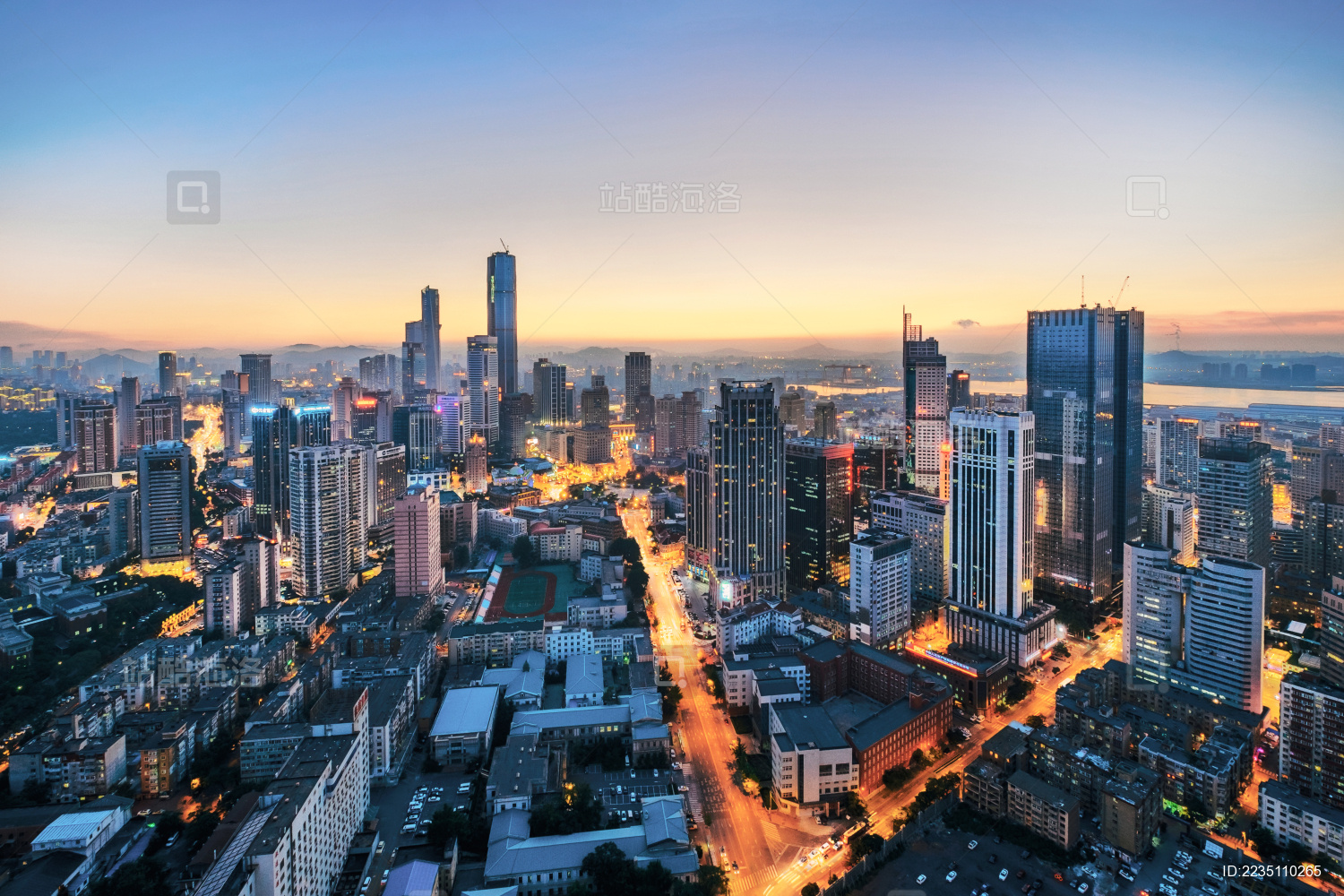 大连城市夜景建筑风光