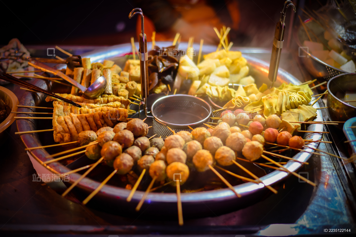 fried bean curd and beef with cayenne pepperhotpot