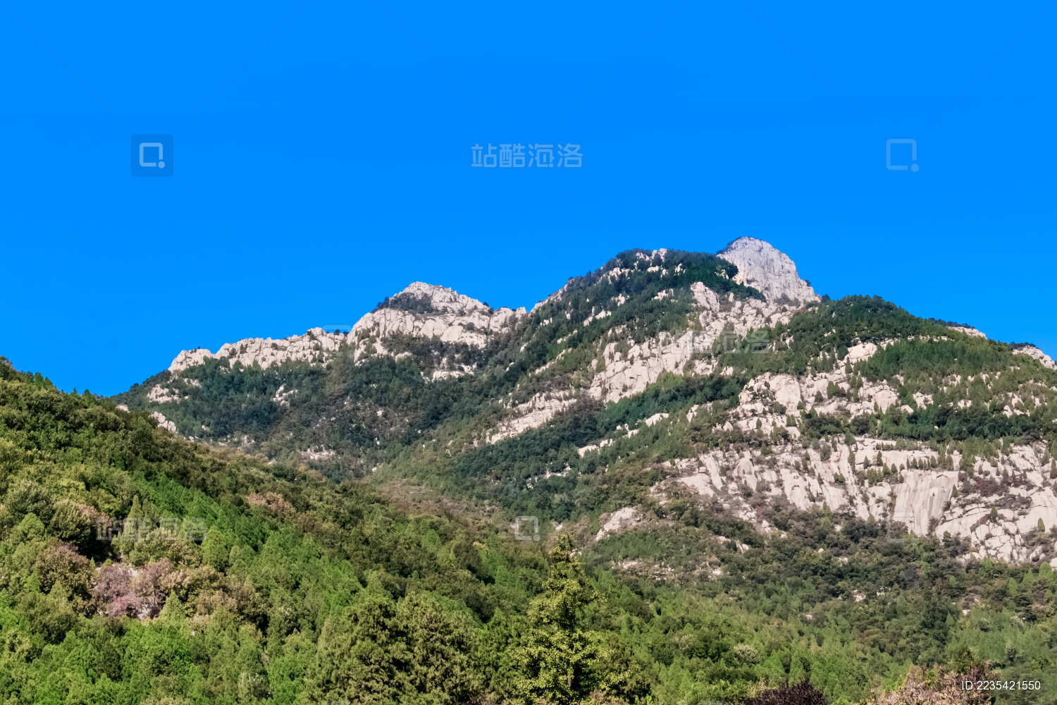 山东省泰安市泰山自然景观